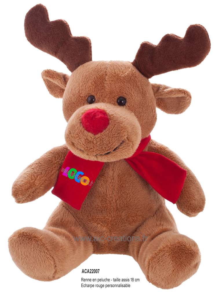 Peluches publicitaires,PELUCHES DE NOEL, A.I.C Creations,