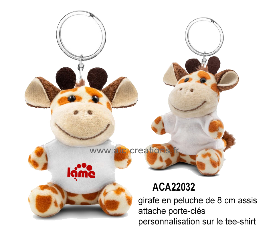 Porte-clés peluche mini ours - Goodies entreprise - Cadoétik