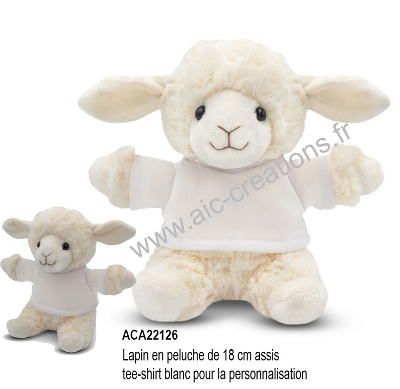 Peluche personnalisable - AMERIGO - Objets Publicitaires ALVS