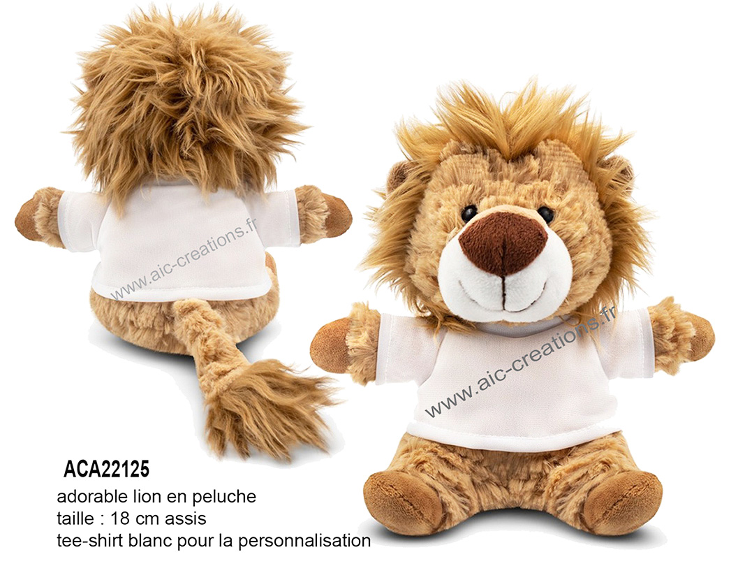 Ours en Peluche personnalisé 18 cm