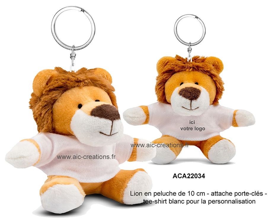 Porte-clés peluche mini ours - Goodies entreprise - Cadoétik