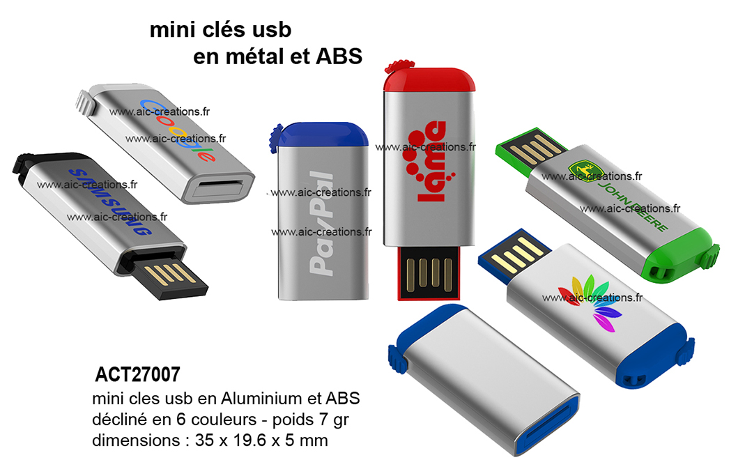 Clés USB avec protection pivotante en alu chez FLYERALARM