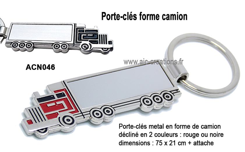 porte-clés camion à personnaliser