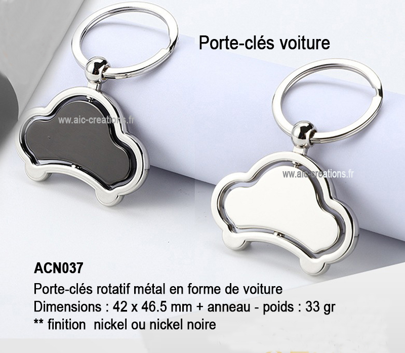 Porte-clés voiture, porte-clefs publicitaire, Porte-clés lampe voiture  design personnalisable